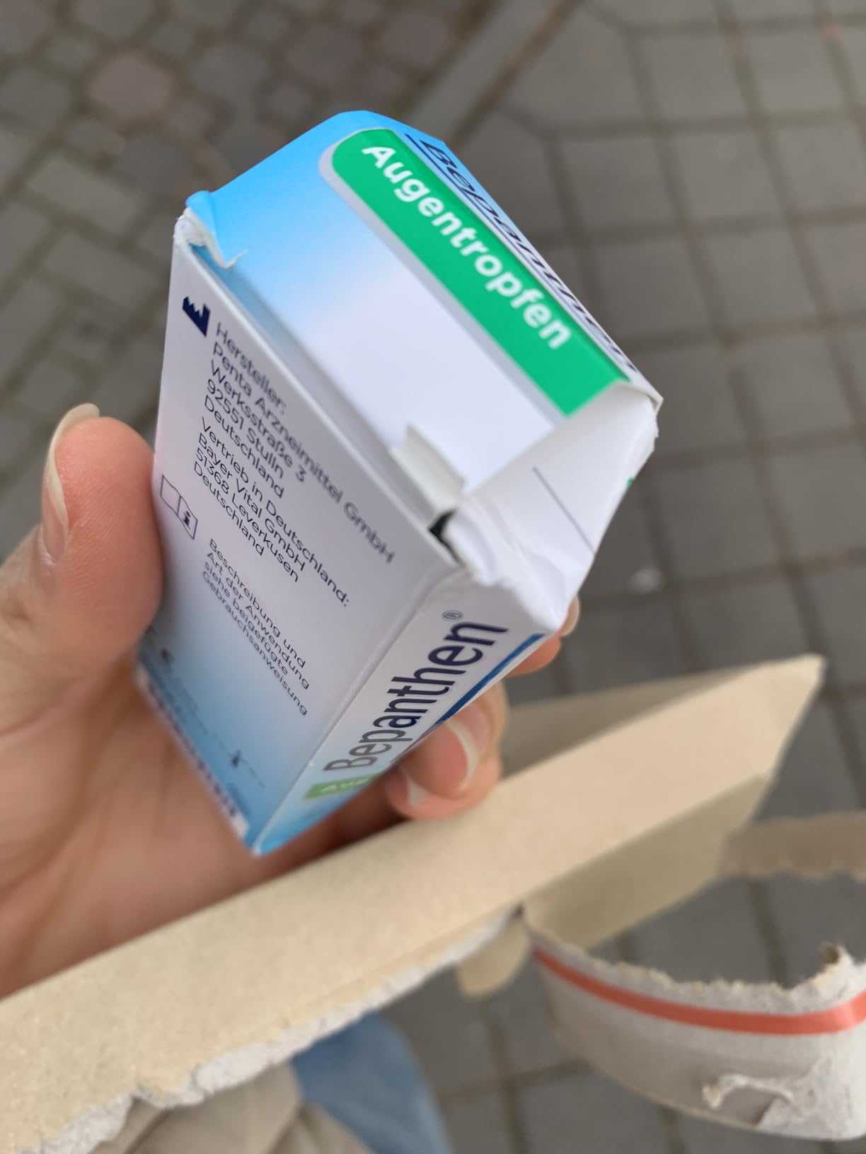 Bei mir leider verklebt