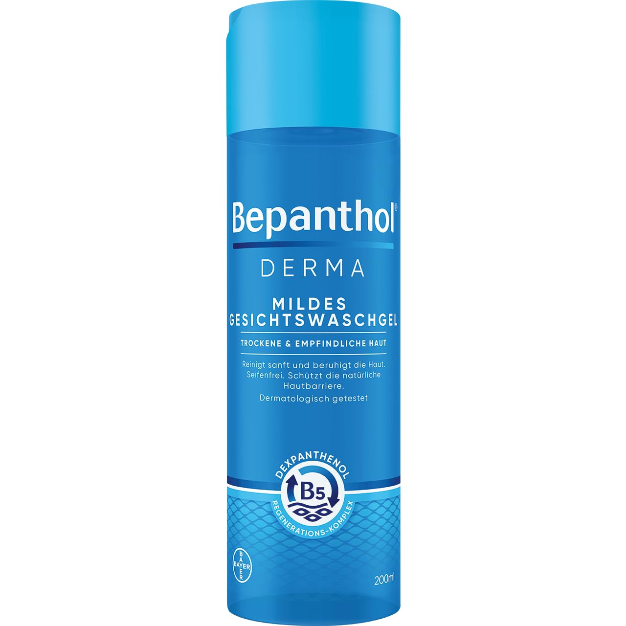 bepanthen-bepanthol-derma-mildes-gesichtswaschgel-200-ml image 1
