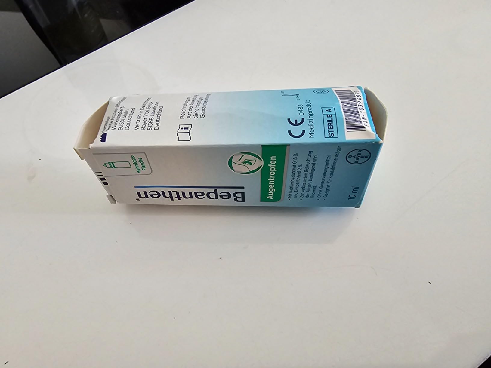 Kein Brennen, lange feucht