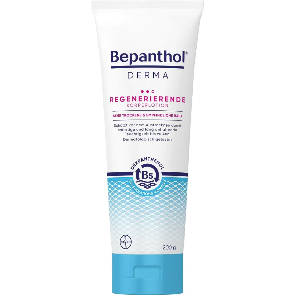 bepanthen-bepanthol-derma-regenerierende-k-rperlotion-200-ml-tube image 1